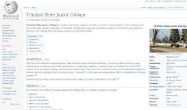 
							         Trinidad State Junior College - Wikipedia								  
							    