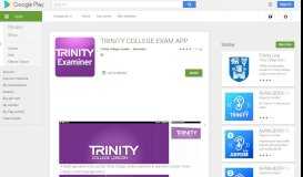 
							         TRINITY COLLEGE EXAM APP - Apps on Google Play								  
							    