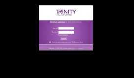 
							         Trinity Examiner - Login - Trinity College London								  
							    