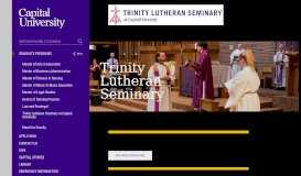 
							         Trinity Lutheran Seminary | Capital University, Columbus Ohio								  
							    