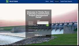 
							         Trinity River Authority's Construction Project Management Portal								  
							    