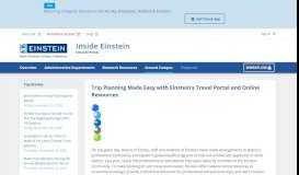 
							         Trip Planning Made Easy with Einstein's Travel Portal and Online ...								  
							    