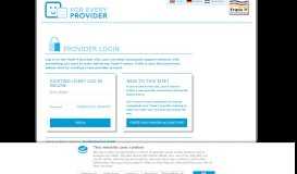 
							         Triple P Provider site login page								  
							    