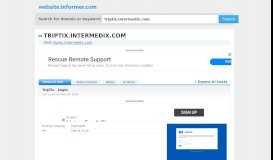 
							         triptix.intermedix.com at WI. TripTix - Login - Website Informer								  
							    