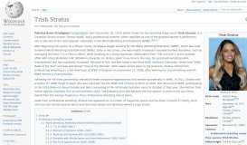 
							         Trish Stratus - Wikipedia								  
							    