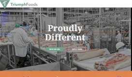 
							         Triumph Foods – Leader in the Pork industry								  
							    