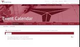 
							         Triumph Group - Event Calendar - S&P Global Market Intelligence								  
							    