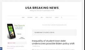
							         Triumphant student portal – USA Breaking News								  
							    
