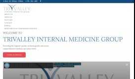 
							         TriValley Internal Medicine Group – Patient Focus. Community Impact.								  
							    
