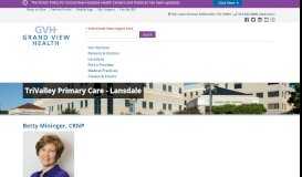 
							         TriValley Primary Care - Lansdale Archives - Grand View Health								  
							    
