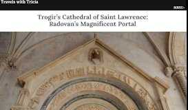 
							         Trogir's Cathedral of Saint Lawrence: Radovan's Magnificent Portal ...								  
							    