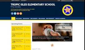 
							         Tropic Isles Elementary School: Home								  
							    