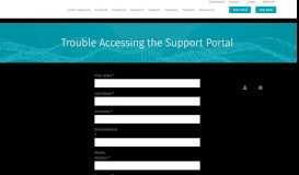 
							         Trouble Accessing the Support Portal - Webform | Tenable®								  
							    
