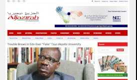 
							         Trouble Brews In Edo Over “Fake” Tayo Akpata University ...								  
							    