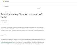 
							         Troubleshooting Client Access to an IAG Portal – Yuri ...								  
							    