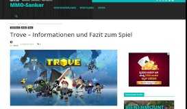 
							         Trove - Informationen und Fazit zum Spiel – MMO-Sankar.de								  
							    