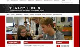 
							         Troy City Schools: Home								  
							    