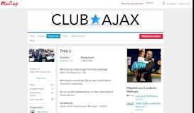 
							         Troy J. - Club AJAX (Dallas, TX) | Meetup								  
							    