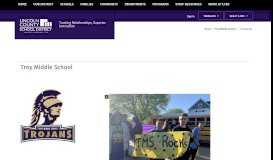 
							         Troy Middle School- / Homepage - Troy R-III School District								  
							    