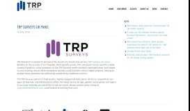 
							         TRP Surveys UK panel -TRP Research								  
							    
