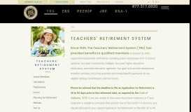 
							         TRS - Retirement Systems of Alabama								  
							    