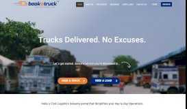 
							         Truck Booking Online India, Online Load, Freight booking - Book a Truck								  
							    