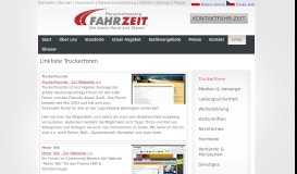 
							         Truckerforen - Linkliste mit Truckerforen - FAHR-ZEIT								  
							    