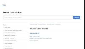 
							         Trunk User Guide - Educational Technology User Guides								  
							    