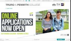 
							         Truro and Penwith College: College courses in Cornwall								  
							    