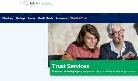 
							         Trust Financial Services › Extraco Banks								  
							    