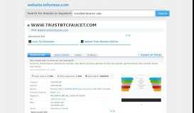 
							         trustbtcfaucet.com at Website Informer. Visit Trustbtcfaucet.								  
							    