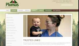 
							         Trusted Links - Plumas District Hospital								  
							    