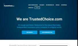 
							         TrustedChoice.com: Marketing Solutions for Independent Agents								  
							    