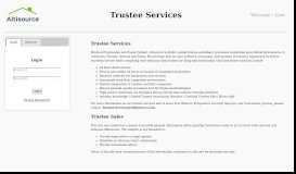 
							         Trustee Services - Altisource								  
							    