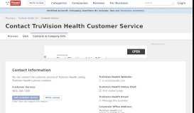 
							         TruVision Health Customer Service Phone Number (801) 281 ...								  
							    