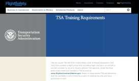 
							         TSA Training Requirements for Non-U.S. Citizens at FlightSafety								  
							    