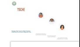 
							         TSCHE :: Telangana State Council of Higher Education								  
							    