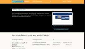 
							         Tsc.usptools.com server and hosting history								  
							    
