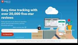 
							         TSheets: Time Tracking & Employee Timesheet Software Free Trial								  
							    