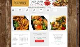 
							         Tsing's Chinese Restaurant | San Francisco, CA 94127 | Menu | Order ...								  
							    