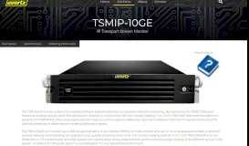 
							         TSMIP-10GE - IP Transport Stream Monitor								  
							    