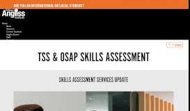 
							         TSS & OSAP Skills Assessment - William Angliss								  
							    