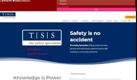 
							         TSS Safety: Homepage								  
							    