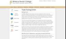 
							         TTC | Mildura Senior College								  
							    