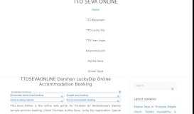 
							         TTD Seva Online – Darshan Accommodation Arjitha Seva booking guide								  
							    