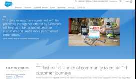 
							         TTI - Salesforce								  
							    