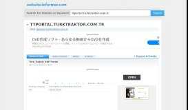 
							         ttportal.turktraktor.com.tr at WI. Türk Traktör SAP Portal								  
							    