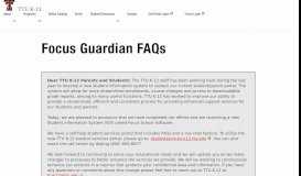 
							         TTU K-12 Portal - Guardian FAQs - Texas Tech University Departments								  
							    