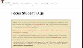 
							         TTU K-12 Portal - Student FAQs | TTU K-12 | TTU - Texas Tech ...								  
							    