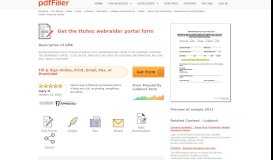 
							         Ttuhsc Webraider Portal - Fill Online, Printable, Fillable, Blank | PDFfiller								  
							    